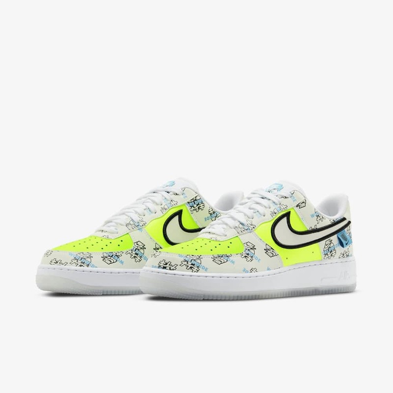 靴 Air Force 1 Low World Wide Pack KATAKANA Nike Air Force 1 Worldwide Katakana Black DA1343-003 Men's